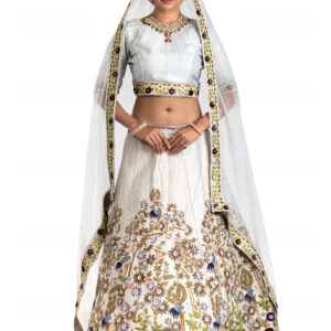 srijan heavy embroidered bridal lahenga