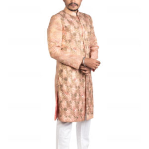Home srijan brocade embroidered sherwani